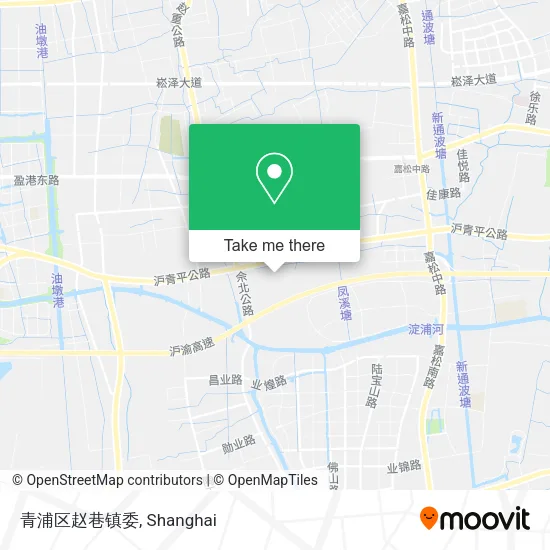 青浦区赵巷镇委 map
