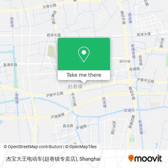 杰宝大王电动车(赵巷镇专卖店) map