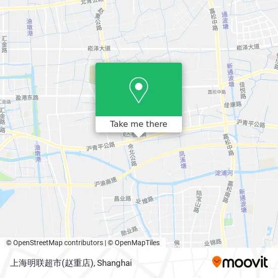 上海明联超市(赵重店) map