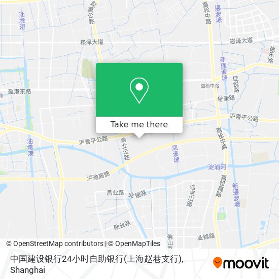 中国建设银行24小时自助银行(上海赵巷支行) map