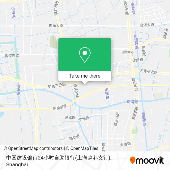 中国建设银行24小时自助银行(上海赵巷支行) map