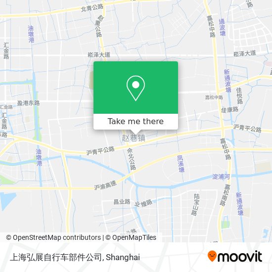 上海弘展自行车部件公司 map