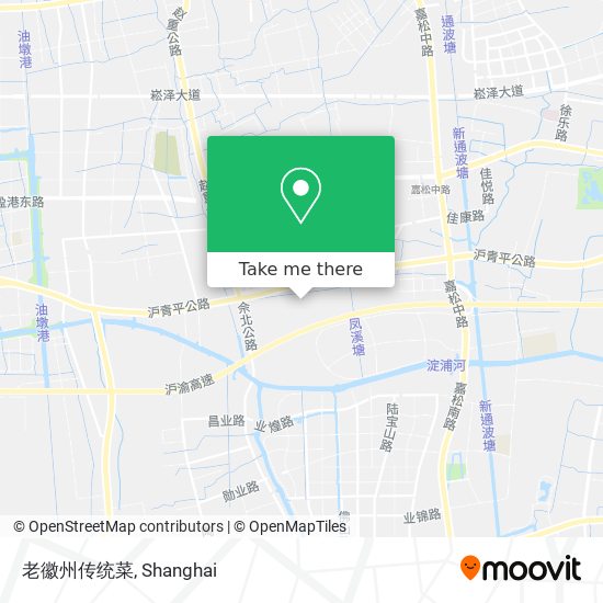 老徽州传统菜 map