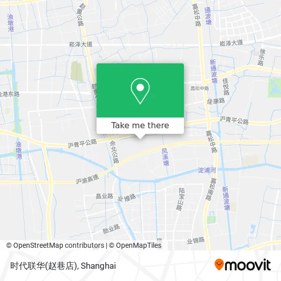 时代联华(赵巷店) map