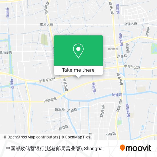 中国邮政储蓄银行(赵巷邮局营业部) map
