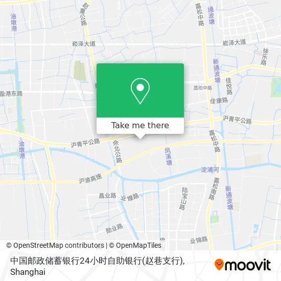 中国邮政储蓄银行24小时自助银行(赵巷支行) map