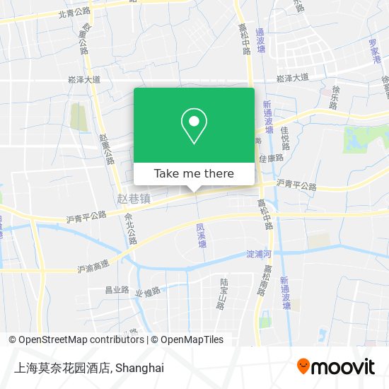 上海莫奈花园酒店 map