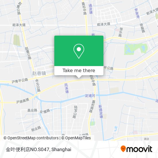 金叶便利店NO.S047 map