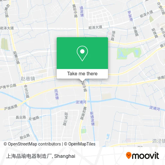 上海晶瑜电器制造厂 map