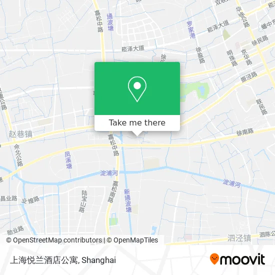 上海悦兰酒店公寓 map