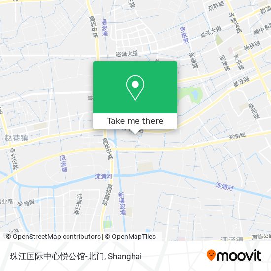 珠江国际中心悦公馆-北门 map