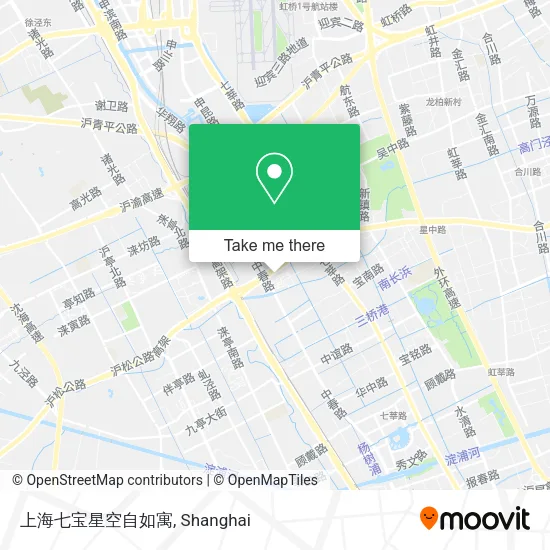 上海七宝星空自如寓 map
