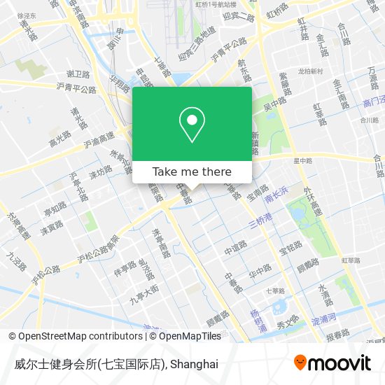 威尔士健身会所(七宝国际店) map