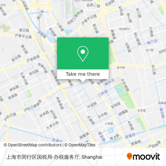 上海市闵行区国税局-办税服务厅 map