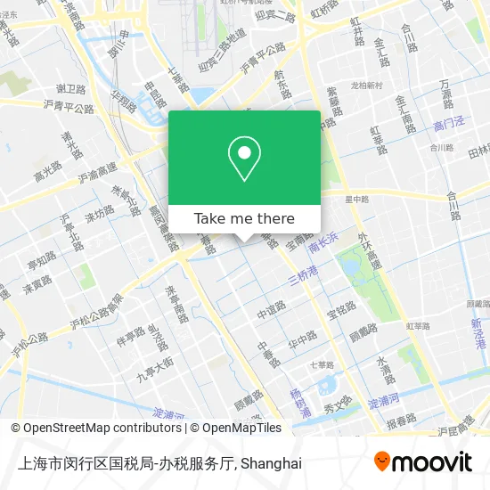 上海市闵行区国税局-办税服务厅 map