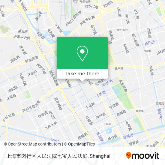 上海市闵行区人民法院七宝人民法庭 map
