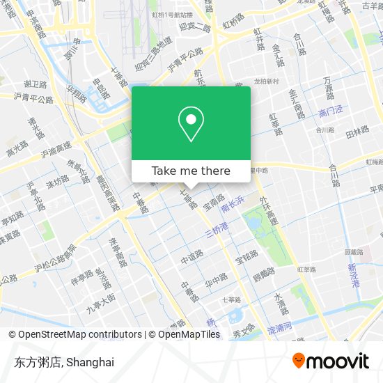 东方粥店 map