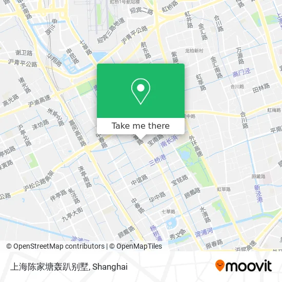 上海陈家塘轰趴别墅 map