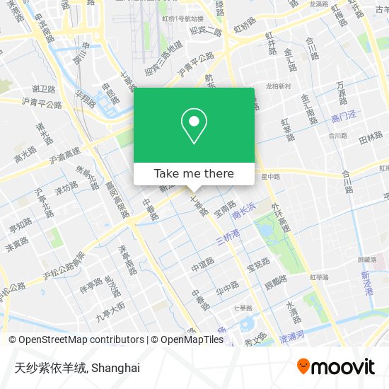 天纱紫依羊绒 map