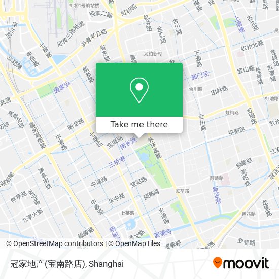 冠家地产(宝南路店) map