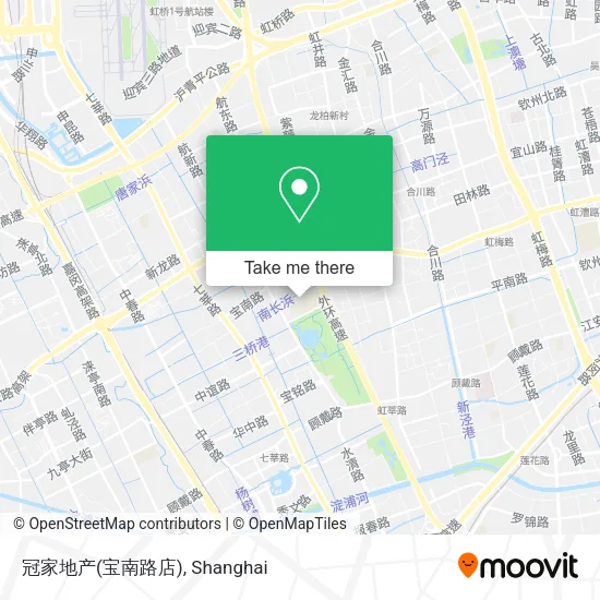 冠家地产(宝南路店) map