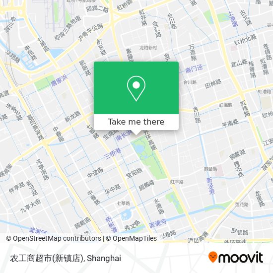 农工商超市(新镇店) map