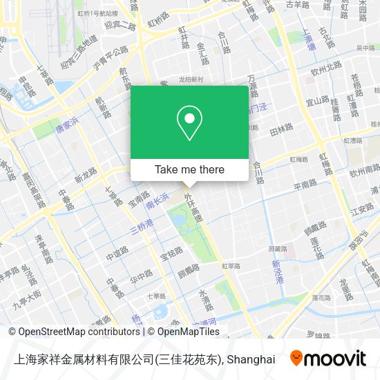 上海家祥金属材料有限公司(三佳花苑东) map