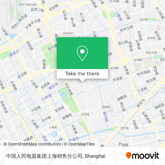 中国人民电器集团上海销售分公司 map