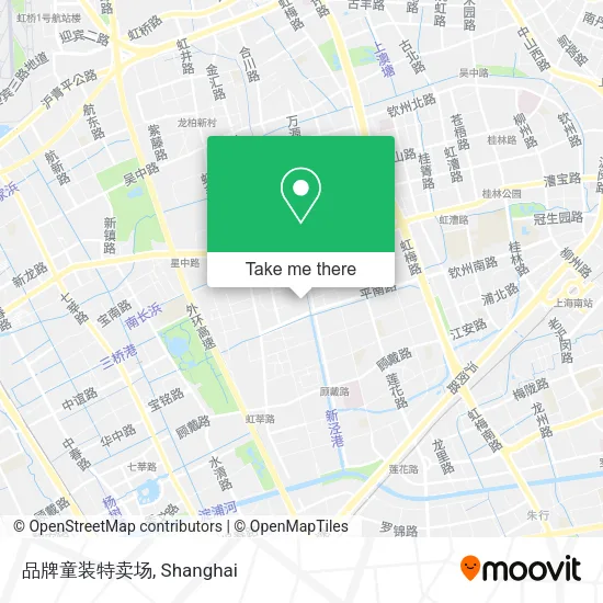 品牌童装特卖场 map