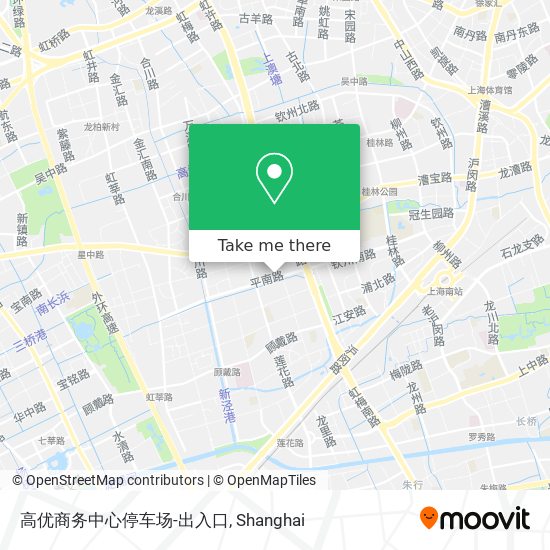 高优商务中心停车场-出入口 map