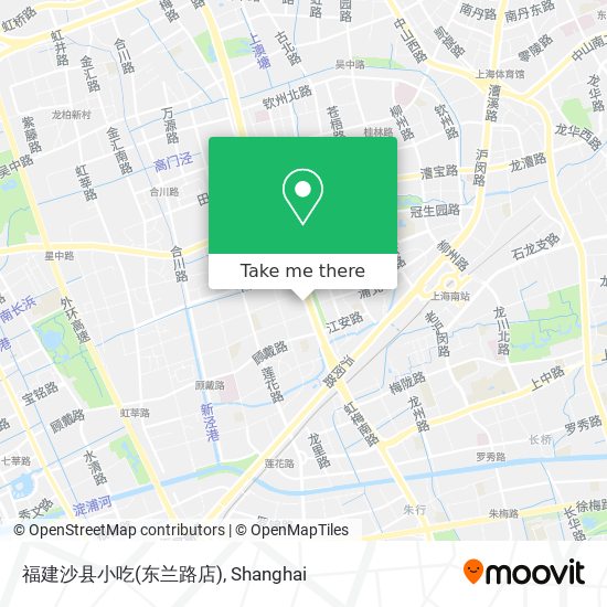 福建沙县小吃(东兰路店) map