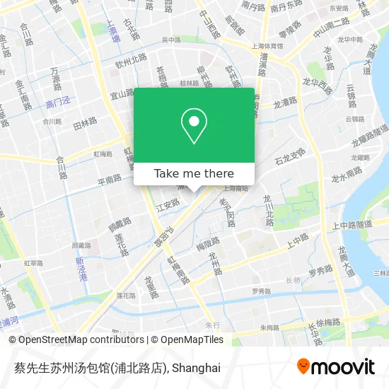 蔡先生苏州汤包馆(浦北路店) map