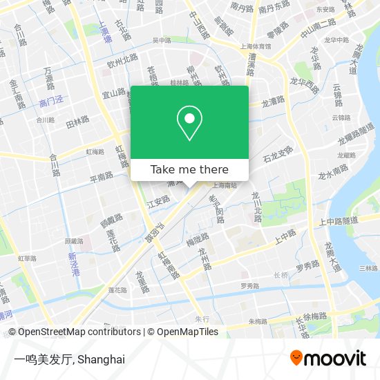 一鸣美发厅 map