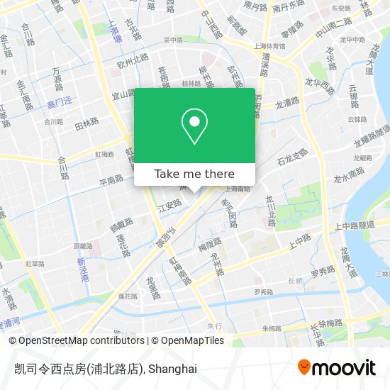 凯司令西点房(浦北路店) map