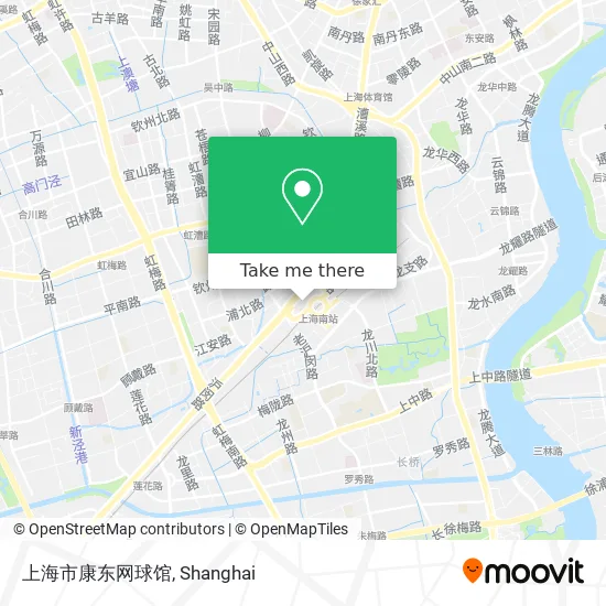 上海市康东网球馆 map