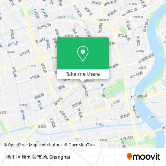 徐汇区康五菜市场 map