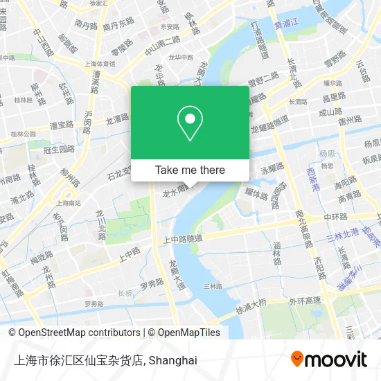 上海市徐汇区仙宝杂货店 map