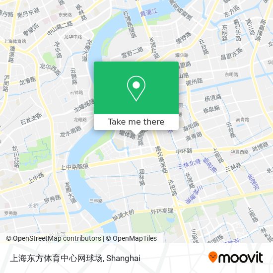 上海东方体育中心网球场 map
