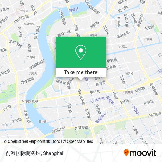 前滩国际商务区 map
