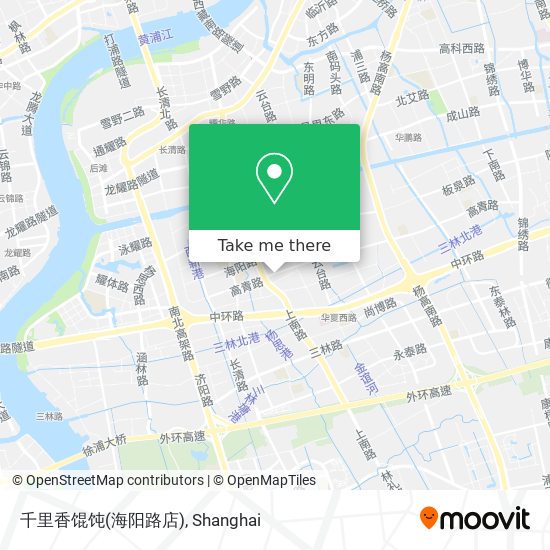 千里香馄饨(海阳路店) map