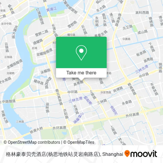 格林豪泰贝壳酒店(杨思地铁站灵岩南路店) map