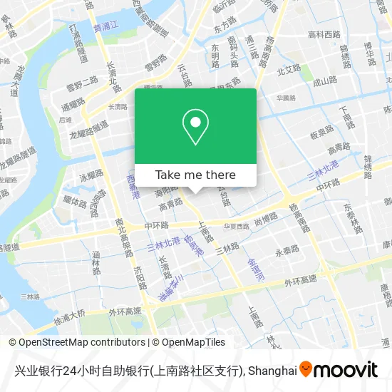 兴业银行24小时自助银行(上南路社区支行) map