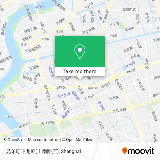兄弟盱眙龙虾(上南路店) map