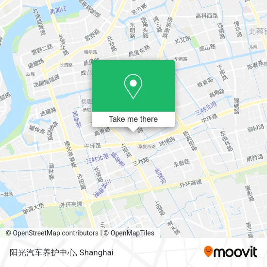 阳光汽车养护中心 map