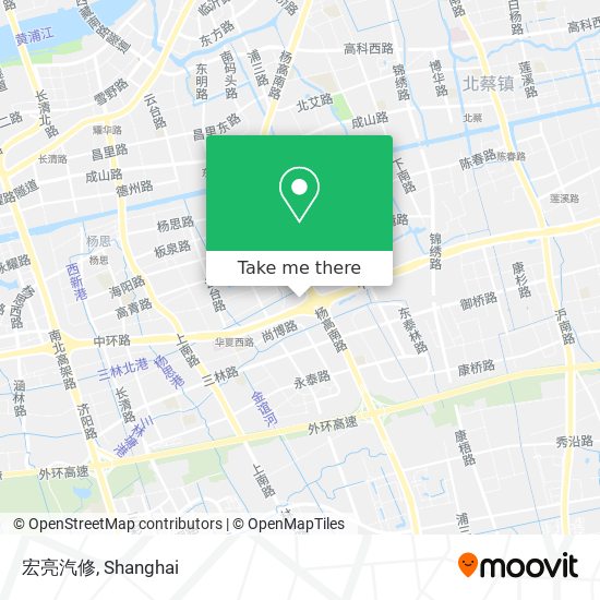 宏亮汽修 map