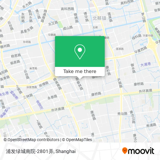 浦发绿城南院-2801弄 map