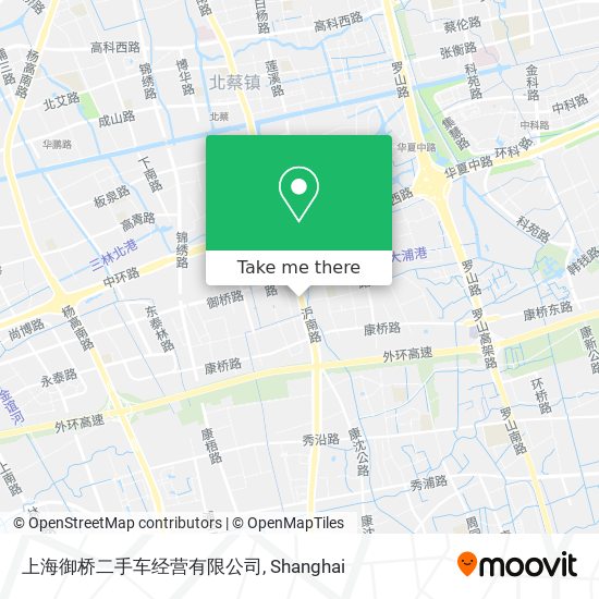 上海御桥二手车经营有限公司 map