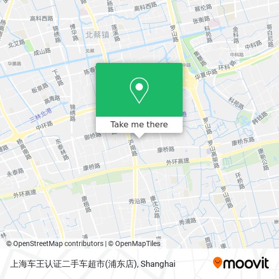 上海车王认证二手车超市(浦东店) map