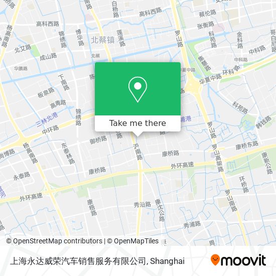 上海永达威荣汽车销售服务有限公司 map