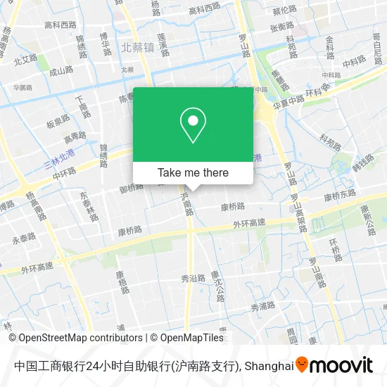 中国工商银行24小时自助银行(沪南路支行) map